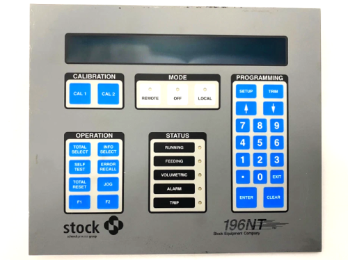STOCK | 196NT Display Panel for Electronic Weighing Coal Feeder