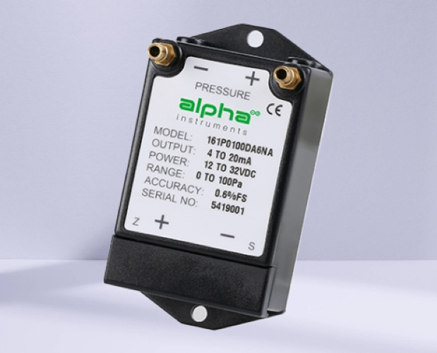 Alpha Instruments | 161P0100DA6NA Series 161 Cost-effective Differential Pressure Transducer