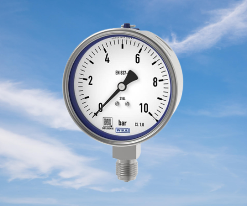 WIKA | 232.50, 233.50 Bourdon Tube Pressure Gauge, Stainless Steel for The Process Industry, Standard Version