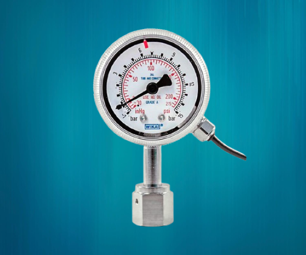 WIKA | 230.15 UHP Series Bourdon Tube Pressure Gauge Stainless Steel Version