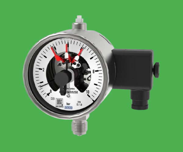 WIKA | PGS23.100, PGS23.160, PGS26.100, PGS26.160 Bourdon Tube Pressure Gauge with Switch Contacts for The Process Industry