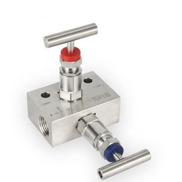 CHi-LOK | Female Thread 2 Way Manifold Valve - Gambar 2
